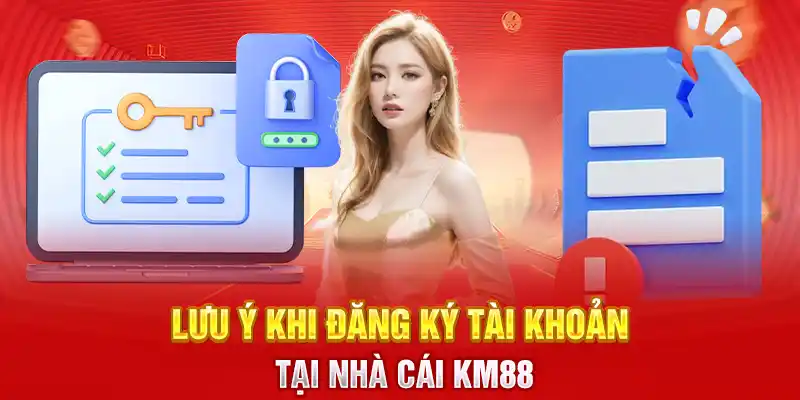 lưu ý khi đăng ký tài khoản tại nhà cái KM88